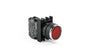 EMAS B200DK Red Flush Push Button – 22mm, 1NC, Momentary