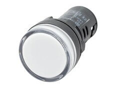 GWEST AD116-22DS White LED Indicator Light – 22mm, AC/DC 220V